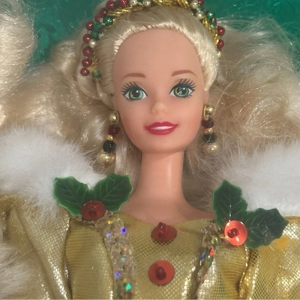 Barbie 1994 Holiday Happy Holidays RARE Vintage Doll Box Error Collectors Dream